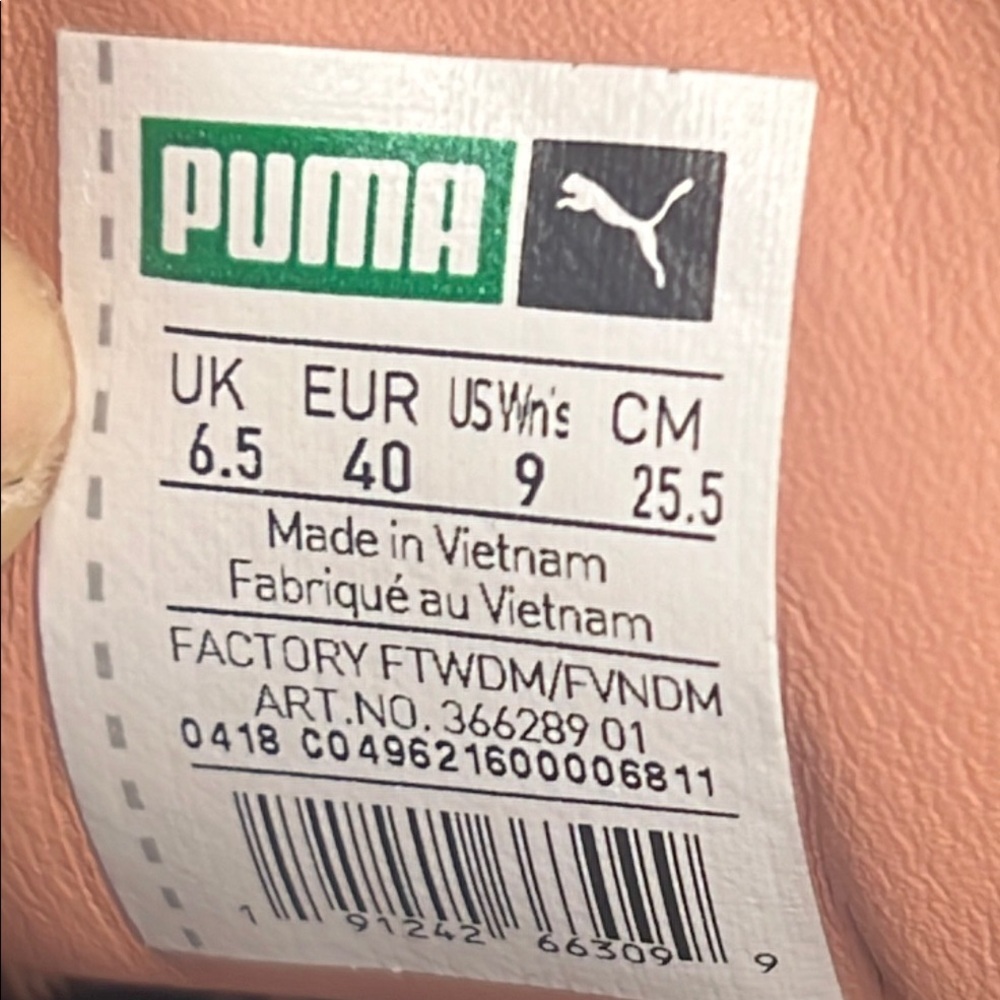 💄 Puma Limited Edition MAC collaboration Women's Pink Sneakers Size 9 - Picture 11 of 15
